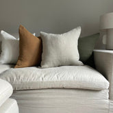Hudson cushion, flax